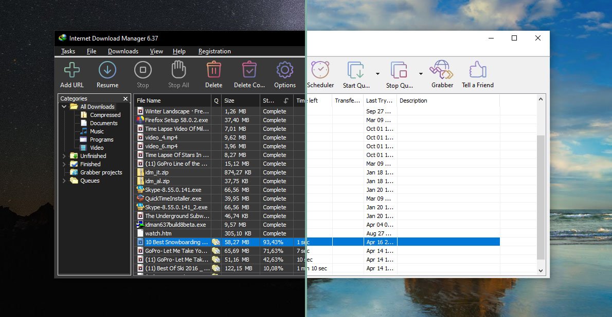 Dark theme