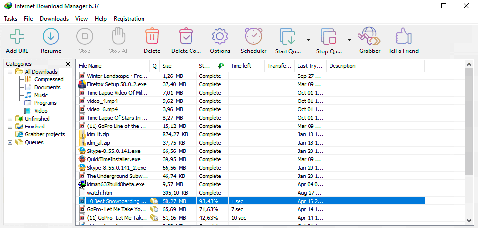 🎬 Media Download Detection